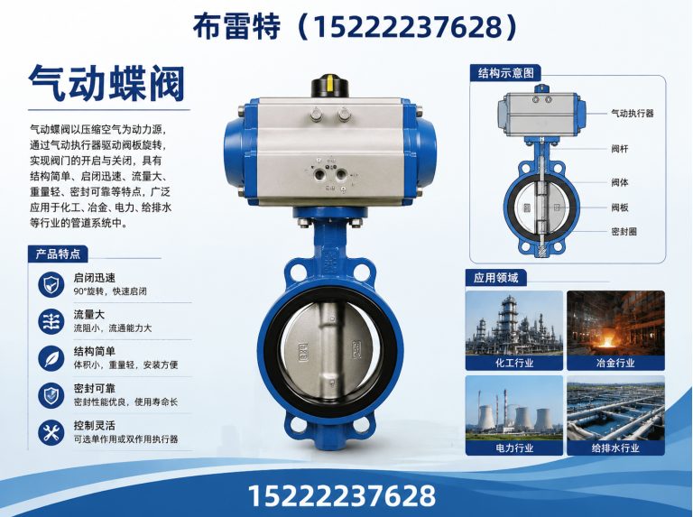 东丽区气动蝶阀展示图